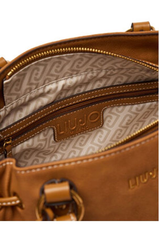 Liu Jo Torebka AA6081 E1116 Brązowy. Kolor: brązowy. Materiał: skórzane