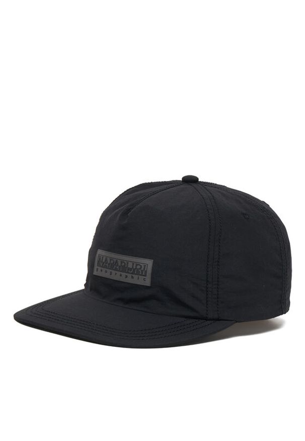 Napapijri Czapka z daszkiem F-Box Logo NP0A4IGB Czarny. Kolor: czarny. Materiał: nylon, poliamid
