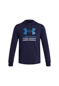 Bluza z kapturem Under Armour Rival Terry Graphic. Typ kołnierza: kaptur. Kolor: niebieski