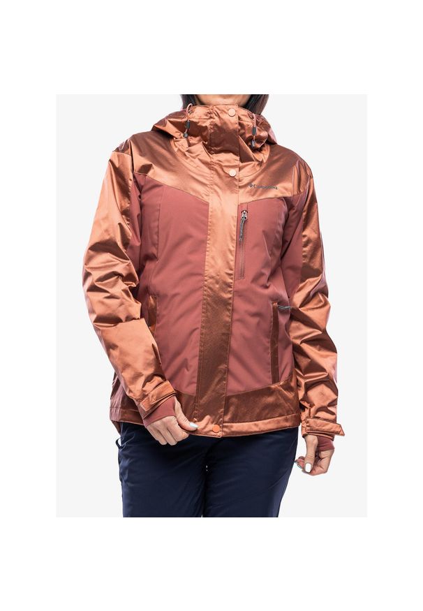 columbia - Kurtka ocieplana damska Columbia Point Park Insulated Jacket. Kolor: czerwony. Sport: turystyka piesza