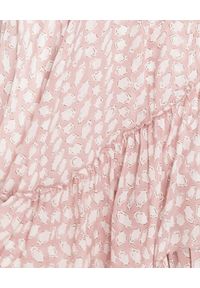 HEMISPHERE - Różowa spódnica z falbaną. Stan: podwyższony. Kolor: różowy, wielokolorowy, fioletowy. Materiał: materiał, wiskoza. Sezon: lato, wiosna #4