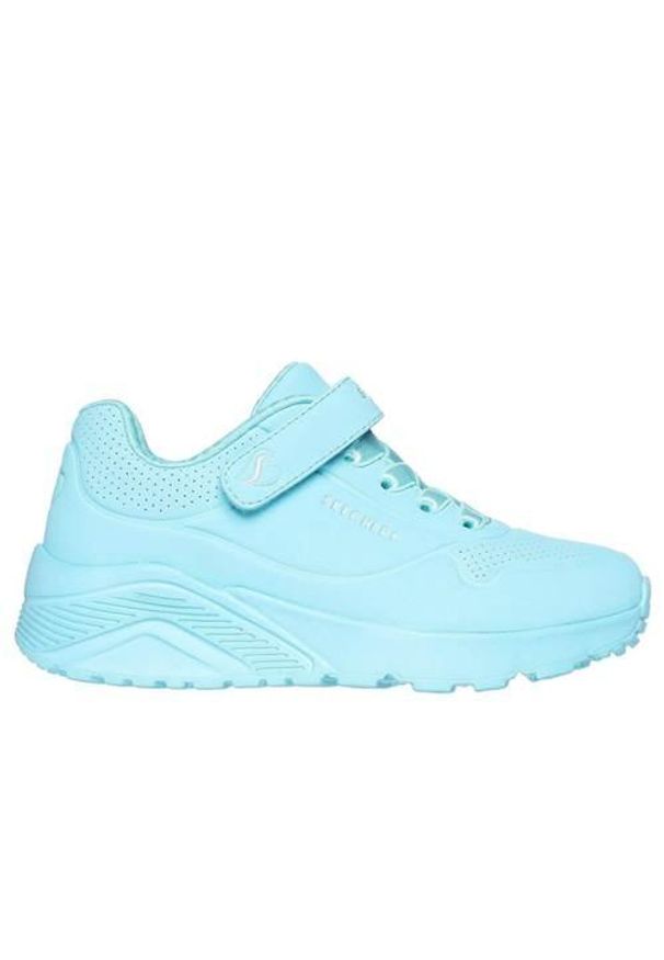 skechers - Buty do chodzenia dla dzieci Skechers Uno Lite. Kolor: niebieski. Materiał: materiał, syntetyk, tkanina. Sport: turystyka piesza
