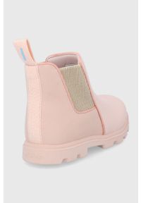 Native Sztyblety dziecięce kolor różowy. Nosek buta: okrągły. Kolor: różowy. Szerokość cholewki: normalna