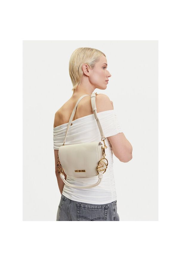 Love Moschino - Torebka LOVE MOSCHINO. Kolor: kremowy