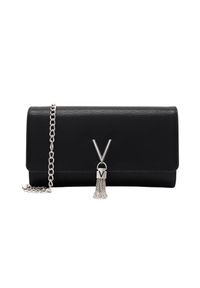 Valentino by Mario Valentino - VALENTINO Czarna kopertówka Divina Pochette. Kolor: czarny. Styl: elegancki, casual, wizytowy #6