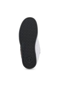 Buty DC Shoes Net M 302361-WWL białe. Okazja: na spacer. Kolor: biały. Materiał: materiał. Sport: turystyka piesza #4