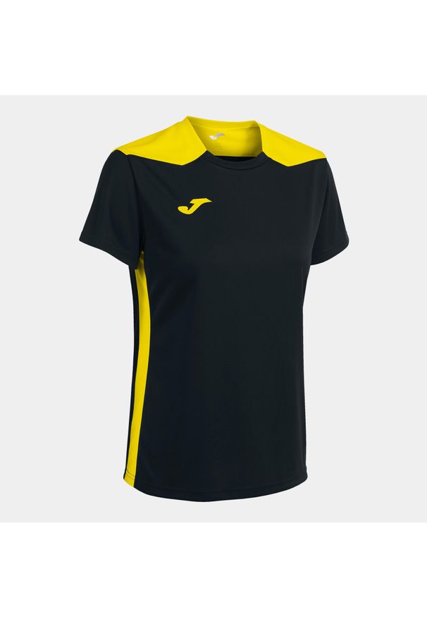 Koszulka do piłki nożnej damska Joma Championship VI. Kolor: wielokolorowy, żółty, czarny. Sport: piłka nożna