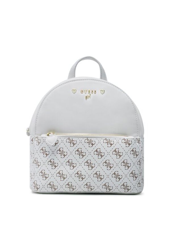 Guess Plecak Backpack J3GZ16 WFEN0 Biały. Kolor: biały. Materiał: skóra
