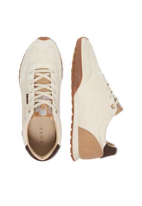 Roxy Sneakersy CEO-V12-1085-1 Beżowy. Kolor: beżowy. Materiał: materiał