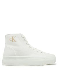 Calvin Klein Jeans Trampki YW0YW01764 Biały. Kolor: biały. Materiał: materiał #1