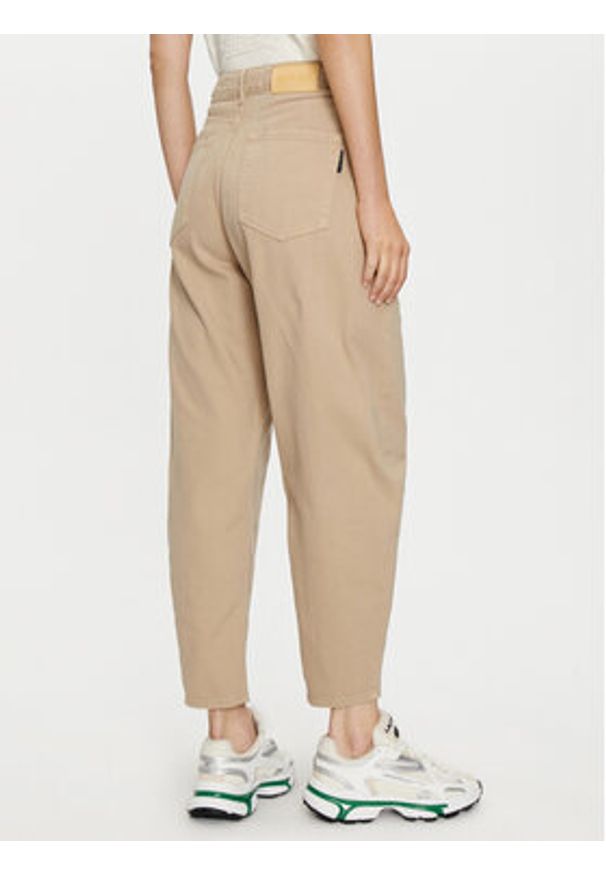 Haveone Jeansy PFA-M110 Beżowy Mom Fit. Kolor: beżowy