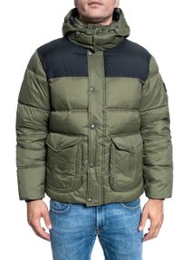 Lee - MĘSKA KURTKA ZIMOWA LEE PUFFER JACKET OLIVE GREEN L86NSZNX. Sezon: zima #6