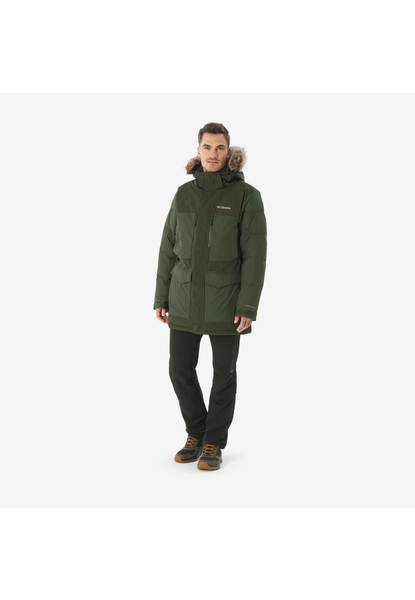 columbia - Parka turystyczna męska Columbia Peak Fusion. Materiał: materiał, syntetyk. Technologia: Omni-Heat (Columbia). Sezon: zima. Sport: turystyka piesza