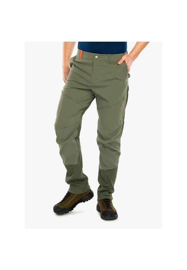 Spodnie wspinaczkowe męskie Black Diamond Pursuit Hybrid Pants. Kolor: zielony. Sport: turystyka piesza