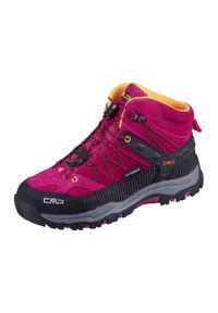 Buty trekkingowe dla dzieci CMP Kids Rigel Mid Trekking. Kolor: różowy. Materiał: guma, materiał, syntetyk. Szerokość cholewki: normalna. Sport: turystyka piesza