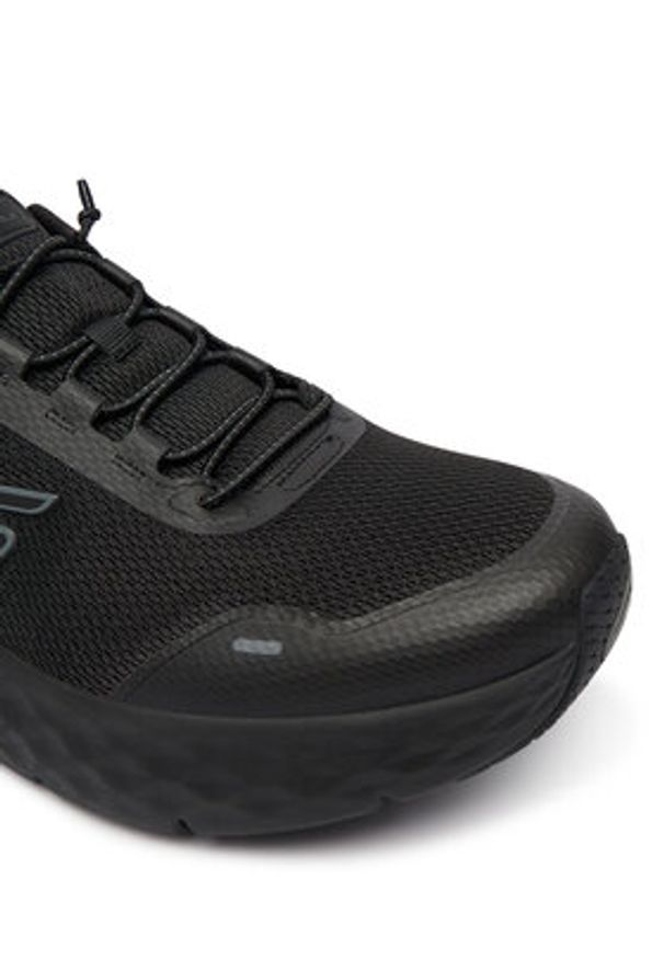 skechers - Skechers Sneakersy Go Walk Max Cushioning Flex 217113/BBK Czarny. Kolor: czarny. Materiał: materiał