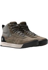 Buty turystyczne męskie The North Face M Larimer MID WP. Kolor: zielony. Sport: turystyka piesza