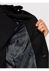 Jack&Jones PREMIUM Płaszcz wełniany Melton 12177644 Czarny Regular Fit. Kolor: czarny. Materiał: wełna, syntetyk #6