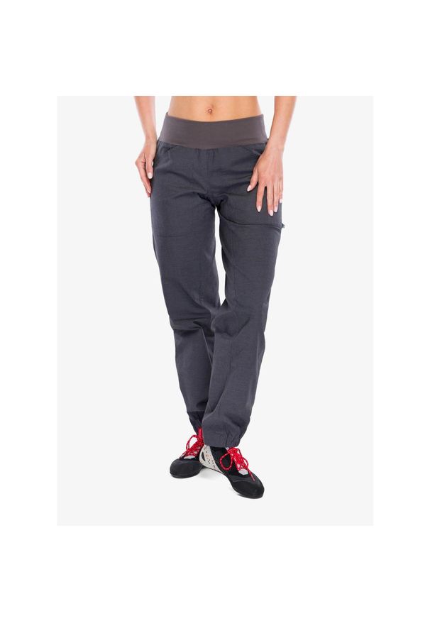 EDELRID - Spodnie wspinaczkowe damskie Edelrid Sansara Pants III. Kolor: szary. Sport: wspinaczka