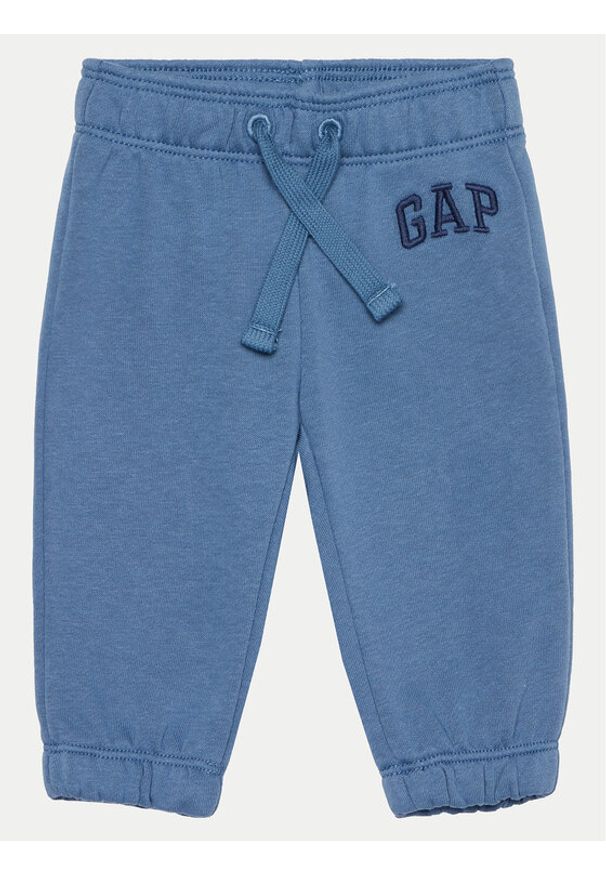 GAP - Gap Spodnie dresowe 876617 Niebieski Regular Fit. Kolor: niebieski. Materiał: bawełna