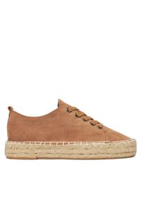 DeeZee Espadryle ZF230819 Brązowy. Kolor: brązowy. Materiał: materiał