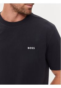BOSS - Boss T-Shirt Tee 50506373 Granatowy Regular Fit. Kolor: niebieski. Materiał: bawełna