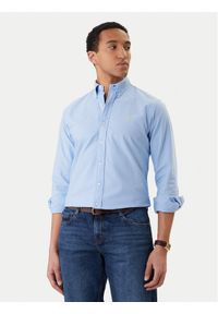 Polo Ralph Lauren Koszula 710805564509 Niebieski Regular Fit. Typ kołnierza: polo. Kolor: niebieski. Materiał: bawełna #1