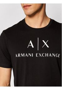 Armani Exchange T-Shirt 8NZTCJ Z8H4Z 1200 Czarny Slim Fit. Kolor: czarny. Materiał: bawełna #4