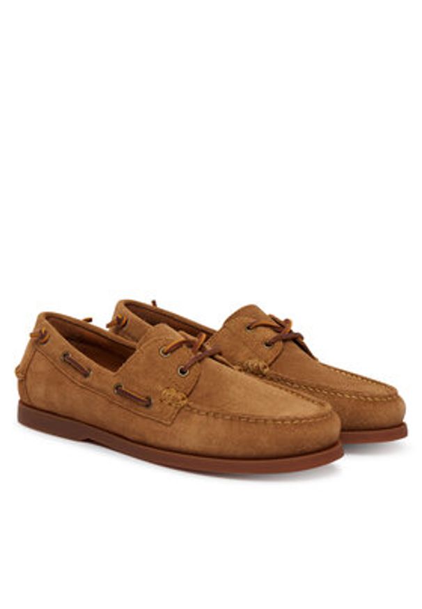 Polo Ralph Lauren Mokasyny Merton Boat Cs Bts 803P07645001 Brązowy. Kolor: brązowy. Materiał: zamsz, skóra
