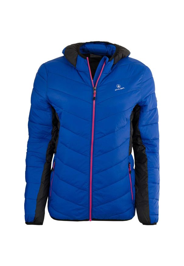 ZONE PERFECT - Panie Winter Jack Athl. DPT Salome Blue M - Wodoodporny i ciepły. Kolor: wielokolorowy, czarny. Sezon: zima. Styl: elegancki