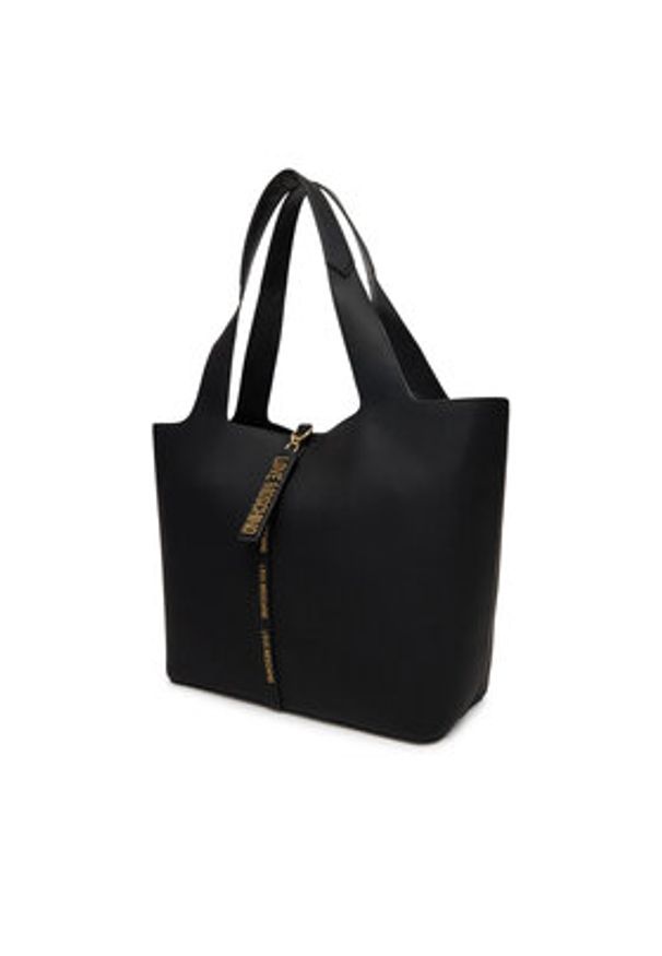 Love Moschino - LOVE MOSCHINO Torebka JC4175PP1NLV0000 Czarny. Kolor: czarny. Materiał: skórzane