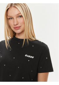 Guess T-Shirt Skylar V4GI08 JA914 Czarny Boxy Fit. Kolor: czarny. Materiał: bawełna #3