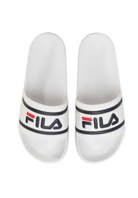 Fila Klapki Morro Bay Slipper 2.0 1010930.1FG Biały. Kolor: biały. Materiał: skóra