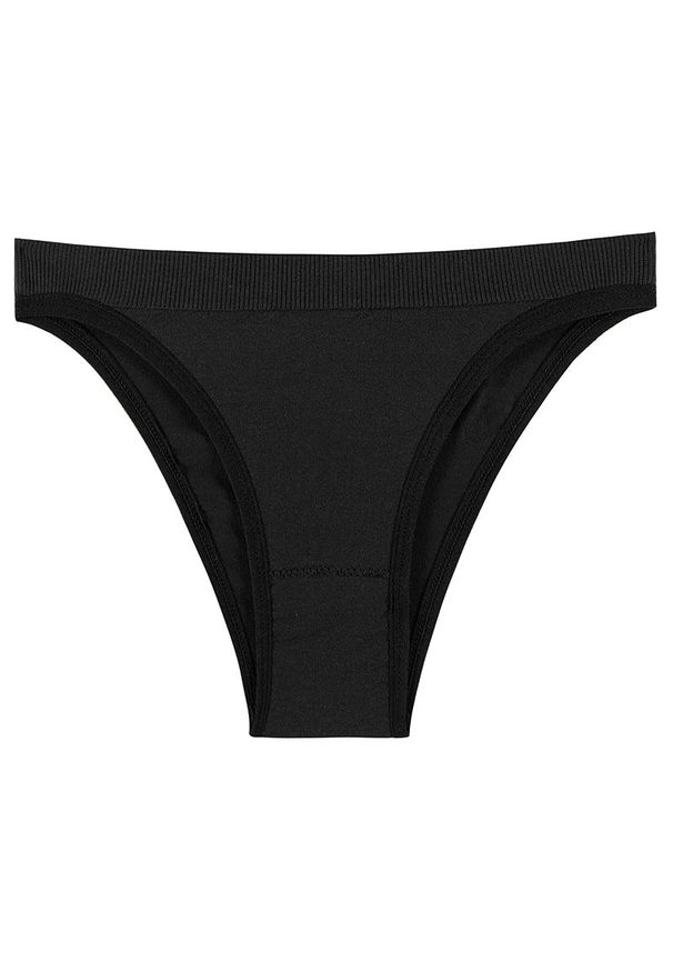 Intica - Tanga z cienkimi paskami niewidoczne pod odzieżą Devinne. Kolor: czarny. Materiał: tkanina, materiał