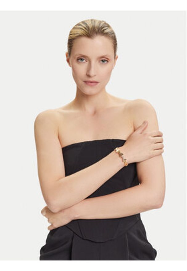 Patrizia Pepe Bransoletka 8J1345/M068-F130 Złoty. Materiał: metalowe. Kolor: złoty