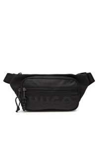 Hugo - HUGO Saszetka nerka Nosh 50543264 Czarny. Kolor: czarny. Materiał: materiał