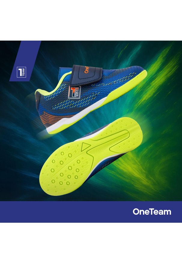 ONETEAM - Buty piłkarskie dziecięce OneTeam Robero Junior IC. Kolor: niebieski. Sport: piłka nożna