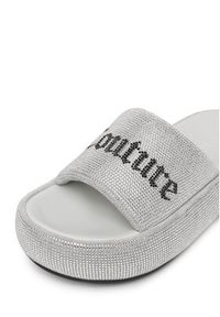 Juicy Couture Klapki WSS21515-04 Szary. Kolor: szary. Materiał: materiał #3