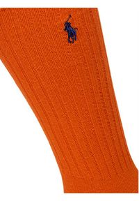 Polo Ralph Lauren Skarpety wysokie unisex 449915908043 Pomarańczowy. Kolor: pomarańczowy. Materiał: bawełna, materiał