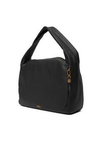 TOMMY HILFIGER - Tommy Hilfiger Torebka City Leather Hobo AW0AW18285 Czarny. Kolor: czarny. Materiał: skórzane #4
