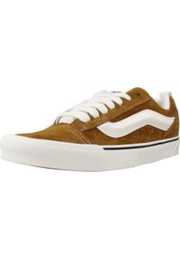 Tenisówki Vans Model Knu Skool Kolor Brązowy. Kolor: brązowy. Materiał: tkanina