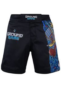 GROUND GAME - Spodenki do MMA męskie Ground Game Yokai 3.0. Kolor: czarny, wielokolorowy