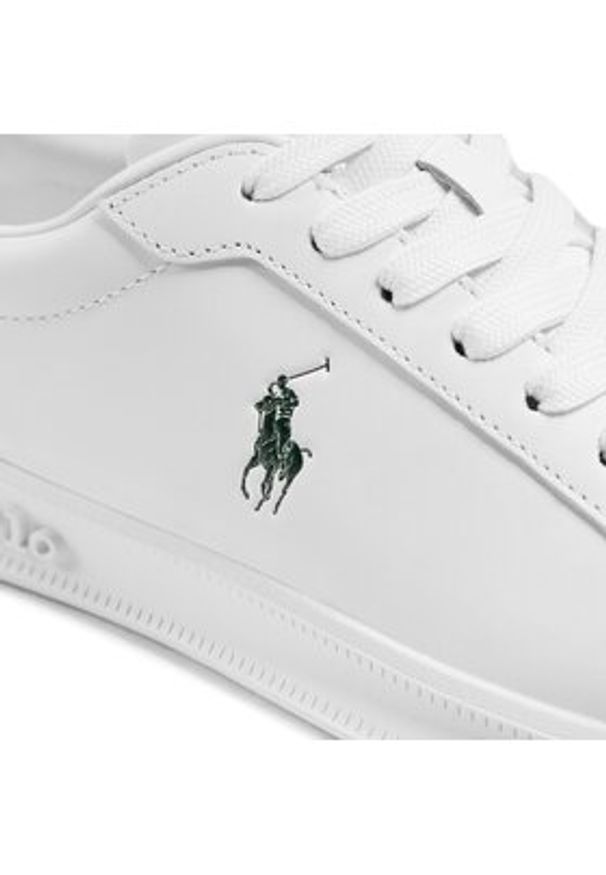 Polo Ralph Lauren Sneakersy Hrt Ct II 809829824004 Biały. Kolor: biały. Materiał: skóra