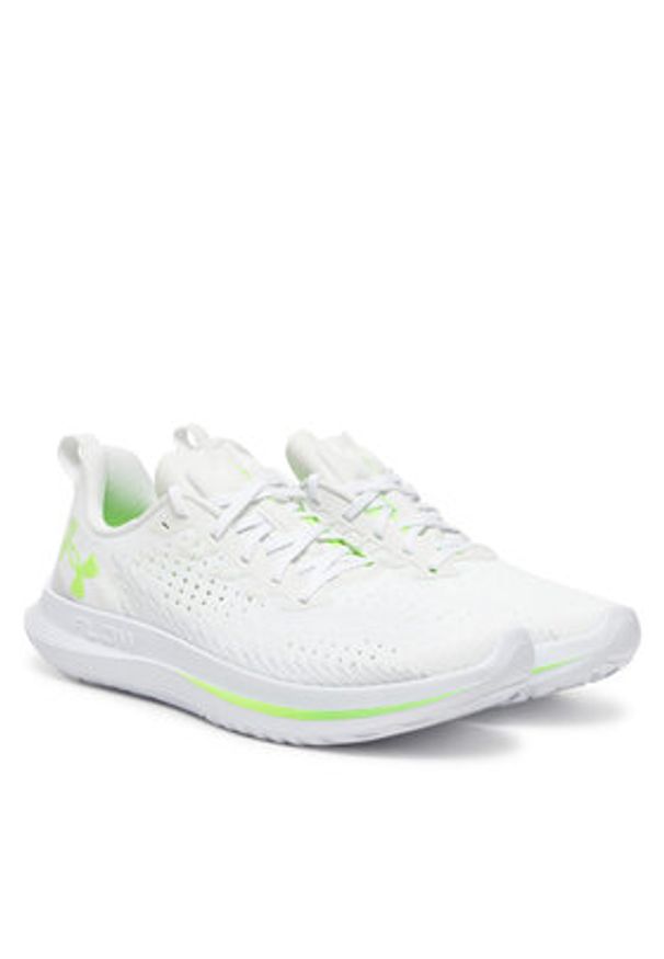 Under Armour Buty do biegania UA Velociti 4 3027585 Biały. Kolor: biały. Materiał: materiał