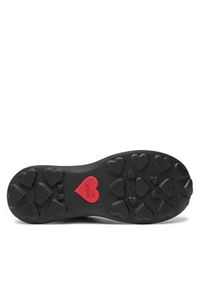 Love Moschino - LOVE MOSCHINO Sneakersy JA15406G0LIQC00B Srebrny. Kolor: srebrny. Materiał: materiał