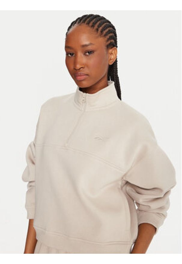 Reebok Bluza Reebok X Ewa Chodakowska RK25305CCW Beżowy Regular Fit. Kolor: beżowy. Materiał: bawełna