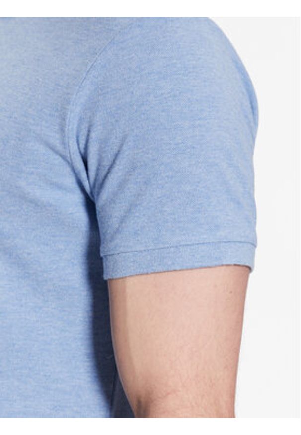 Polo Ralph Lauren Polo 710548797013 Niebieski Slim Fit. Typ kołnierza: polo. Kolor: niebieski. Materiał: bawełna