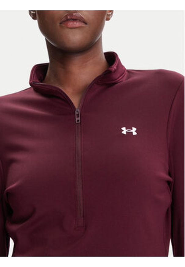 Under Armour Bluza techniczna Ua Motion 6001618 Bordowy Slim Fit. Kolor: czerwony. Materiał: syntetyk