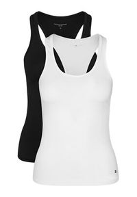 TOMMY HILFIGER - Tommy Hilfiger Komplet topów UW0UW05748 Czarny Regular Fit. Kolor: czarny. Materiał: bawełna #8