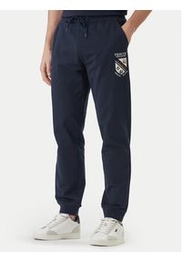 Aeronautica Militare Dres 261TF0115UF00674 Granatowy Regular Fit. Kolor: niebieski. Materiał: bawełna #3
